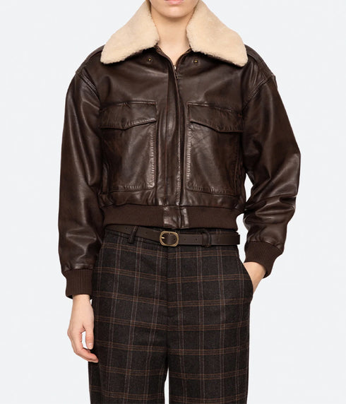 The Lenoir Bomber Jacket - Chocolate